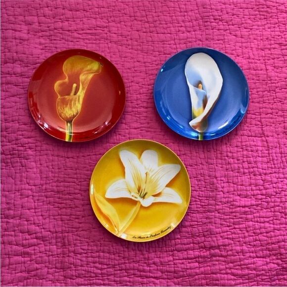 Givenchy Floral Decorative Plates Set 3pc)